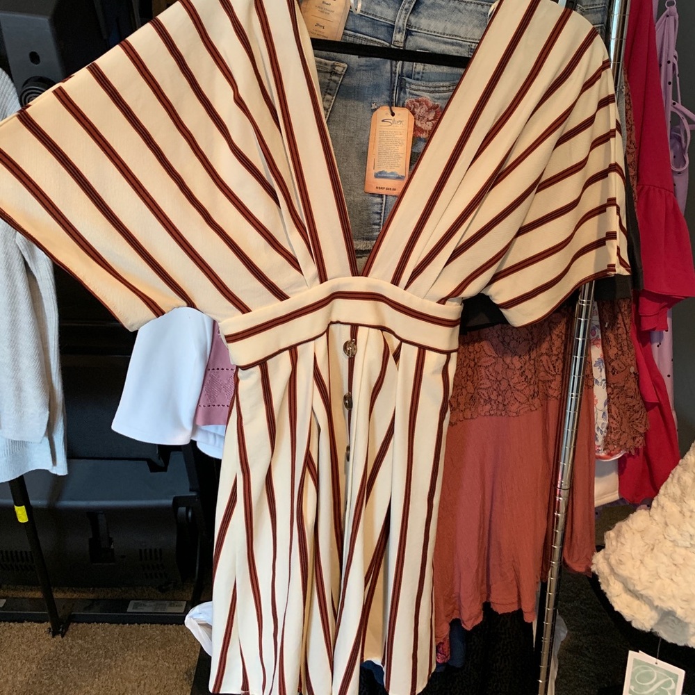 Cute buckle dress